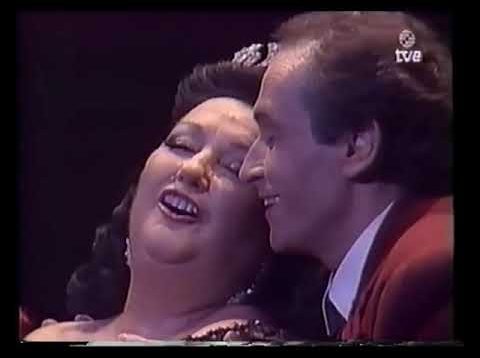 Montserrat Caballè and José Carreras sing Zarzuela 1991