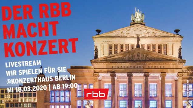 Wir spielen für Sie Concert Berlin 2020 Peretyatko Lang Lang Hope