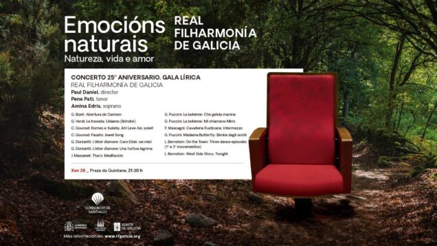 Concerto 25º aniversario da Real Filharmonía de Galicia Santiago de Compostela 2021
