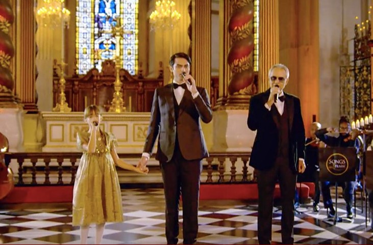 SONGS OF PRAISE ADVENT JOY BBC TV UK 2022 Andrea Bocelli - Opera on Video